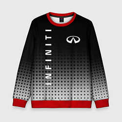 Свитшот детский Infiniti, цвет: 3D-красный