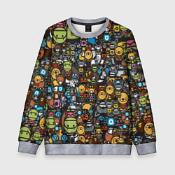 Детский свитшот АНИМЕ СМАЙЛЫ