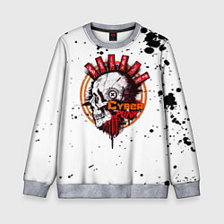 Свитшот детский Cyberpunk 2077, цвет: 3D-меланж