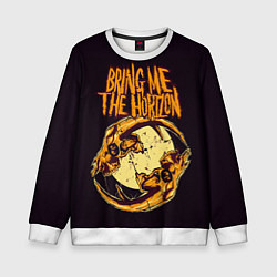 Свитшот детский BRING ME THE HORIZON, цвет: 3D-белый