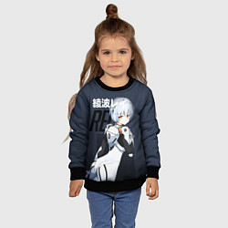 Свитшот детский Rei Eva-00, цвет: 3D-черный — фото 2