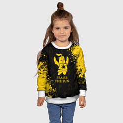 Свитшот детский DARK SOULS ТЁМНЫЕ ДУШИ, цвет: 3D-белый — фото 2