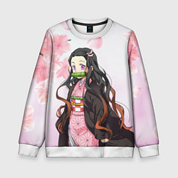 Свитшот детский НЕЗУКА NEZUKO, цвет: 3D-белый