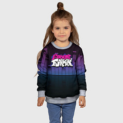 Свитшот детский Friday Night Funkin, цвет: 3D-меланж — фото 2