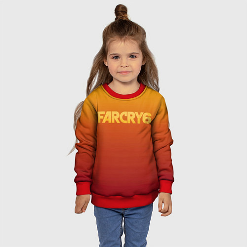 Детский свитшот FarCry6 / 3D-Красный – фото 4