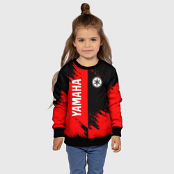 Свитшот детский YAMAHA ЯМАХА, цвет: 3D-черный — фото 2