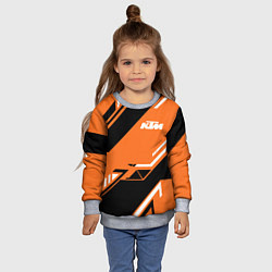 Свитшот детский KTM КТМ SPORT, цвет: 3D-меланж — фото 2