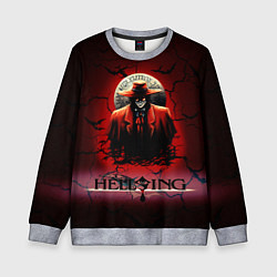 Свитшот детский HELLSING $$$, цвет: 3D-меланж