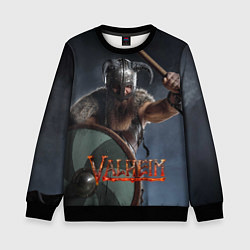 Свитшот детский Viking Valheim, цвет: 3D-черный