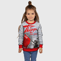 Свитшот детский 9 мая День победы, цвет: 3D-красный — фото 2