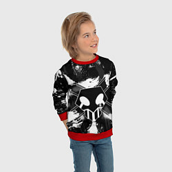 Свитшот детский БЛИЧ ШИНИГАМИ ЛОГО НА СПИНЕ, цвет: 3D-красный — фото 2