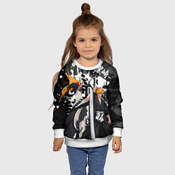 Свитшот детский Bleach, цвет: 3D-белый — фото 2