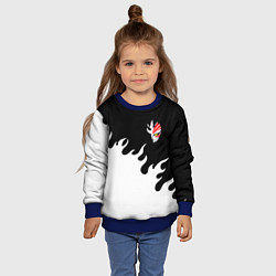 Свитшот детский BLEACH FIRE БЛИЧ ОГОНЬ, цвет: 3D-синий — фото 2