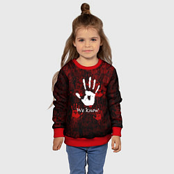Свитшот детский THE ELDER SCROLLS SKYRIM TES, цвет: 3D-красный — фото 2