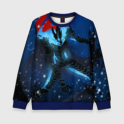Свитшот детский Поднятие уровня Аниме, цвет: 3D-синий