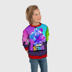 Свитшот детский Сквик Squeak Brawl Stars, цвет: 3D-красный — фото 2