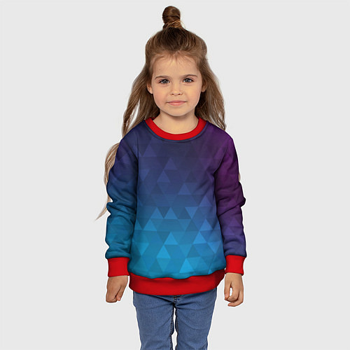 Детский свитшот BASTERIA / 3D-Красный – фото 4