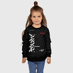 Свитшот детский CuberPunk 2077, цвет: 3D-черный — фото 2