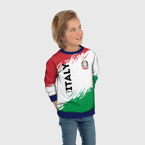 Детский свитшот MADE IN ITALY / 3D-Синий – фото 3