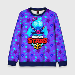 Свитшот детский Brawl Stars Blue, цвет: 3D-синий