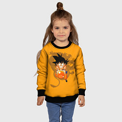 Свитшот детский Kid Goku, цвет: 3D-черный — фото 2