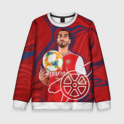 Свитшот детский Henrikh Mkhitaryan Arsenal, цвет: 3D-белый