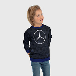 Свитшот детский MERCEDES BENZ 3D Geometry 3Д, цвет: 3D-синий — фото 2