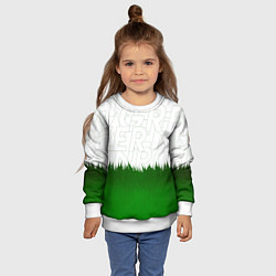 Свитшот детский GREEN POWER, цвет: 3D-белый — фото 2