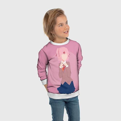Детский свитшот Natsuki Art / 3D-Белый – фото 3