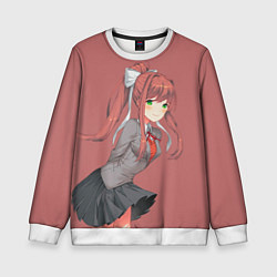 Свитшот детский Арт Моника, цвет: 3D-белый