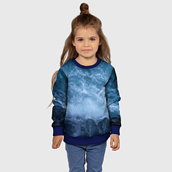 Свитшот детский Океан, цвет: 3D-синий — фото 2
