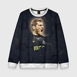 Свитшот детский Iker Casillas, цвет: 3D-белый