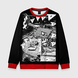 Свитшот детский Initial d, цвет: 3D-красный