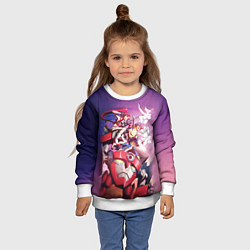 Свитшот детский Gurren Lagann, цвет: 3D-белый — фото 2