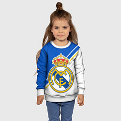 Свитшот детский REAL MADRID РЕАЛ МАДРИД, цвет: 3D-белый — фото 2