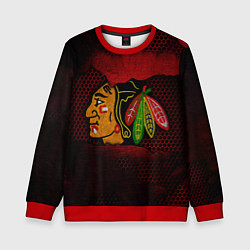 Свитшот детский CHICAGO NHL, цвет: 3D-красный