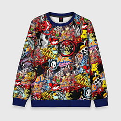 Детский свитшот Логотипы Аниме Мультиков