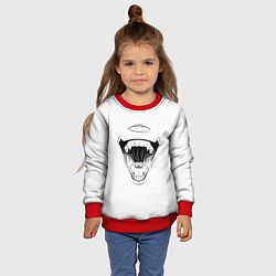 Свитшот детский Sukunas Laugh, цвет: 3D-красный — фото 2