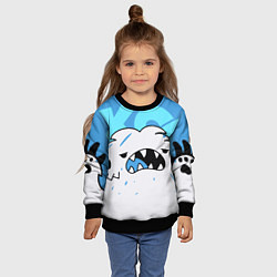 Свитшот детский SK8 the Infinity Скейт Ланги, цвет: 3D-черный — фото 2