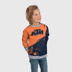 Свитшот детский KTM ГРАНЖ Z, цвет: 3D-меланж — фото 2