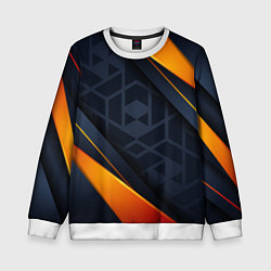 Свитшот детский BLACK ORANGE, цвет: 3D-белый