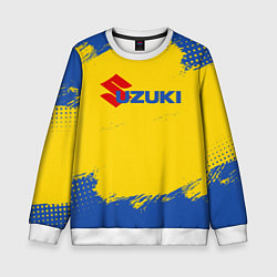 Свитшот детский Suzuki Сузуки Z, цвет: 3D-белый