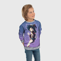 Свитшот детский Убивая слизней 300, цвет: 3D-меланж — фото 2
