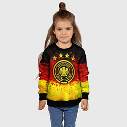 Свитшот детский Сборная Германии, цвет: 3D-черный — фото 2