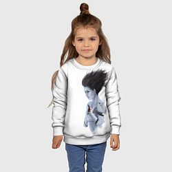 Свитшот детский Дух, цвет: 3D-белый — фото 2