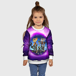 Свитшот детский Ratchet & Clank 2 Rift Apart, цвет: 3D-белый — фото 2