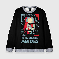 Свитшот детский The Dude Abides Лебовски, цвет: 3D-меланж