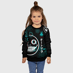 Свитшот детский Nier: Automata, цвет: 3D-черный — фото 2