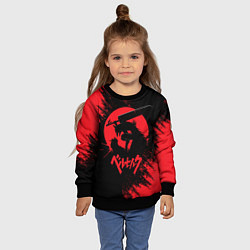 Свитшот детский BERSERK red краска, цвет: 3D-черный — фото 2