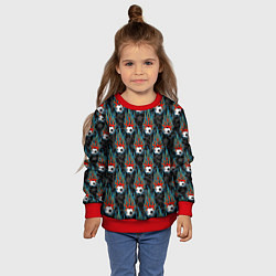 Свитшот детский Футбол, цвет: 3D-красный — фото 2